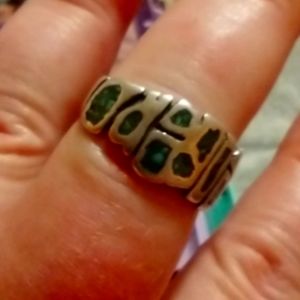 Antique sterling native American ring